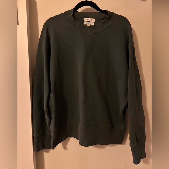 COS Sweatshirt in Teal - size L - Picture 2 of 3
